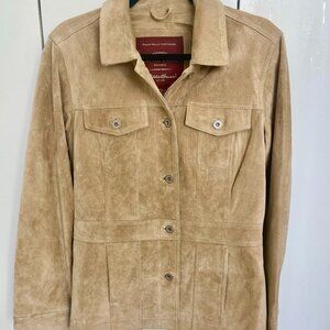 VINTAGE '90s Suede Eddie Bauer Jacket Amazing Condition!